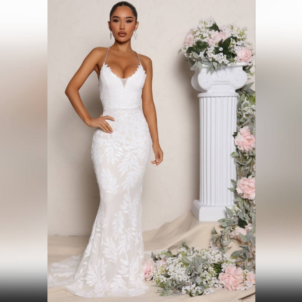Fashion Nova Steadfast Love Sequin Gown